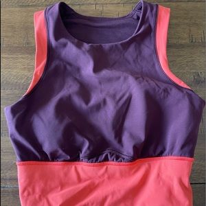 Lulu lemon crop top sports bra